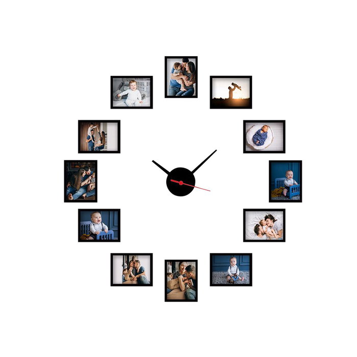 Wallity Reloj de Pared Decorativo SCS01 Multicolor